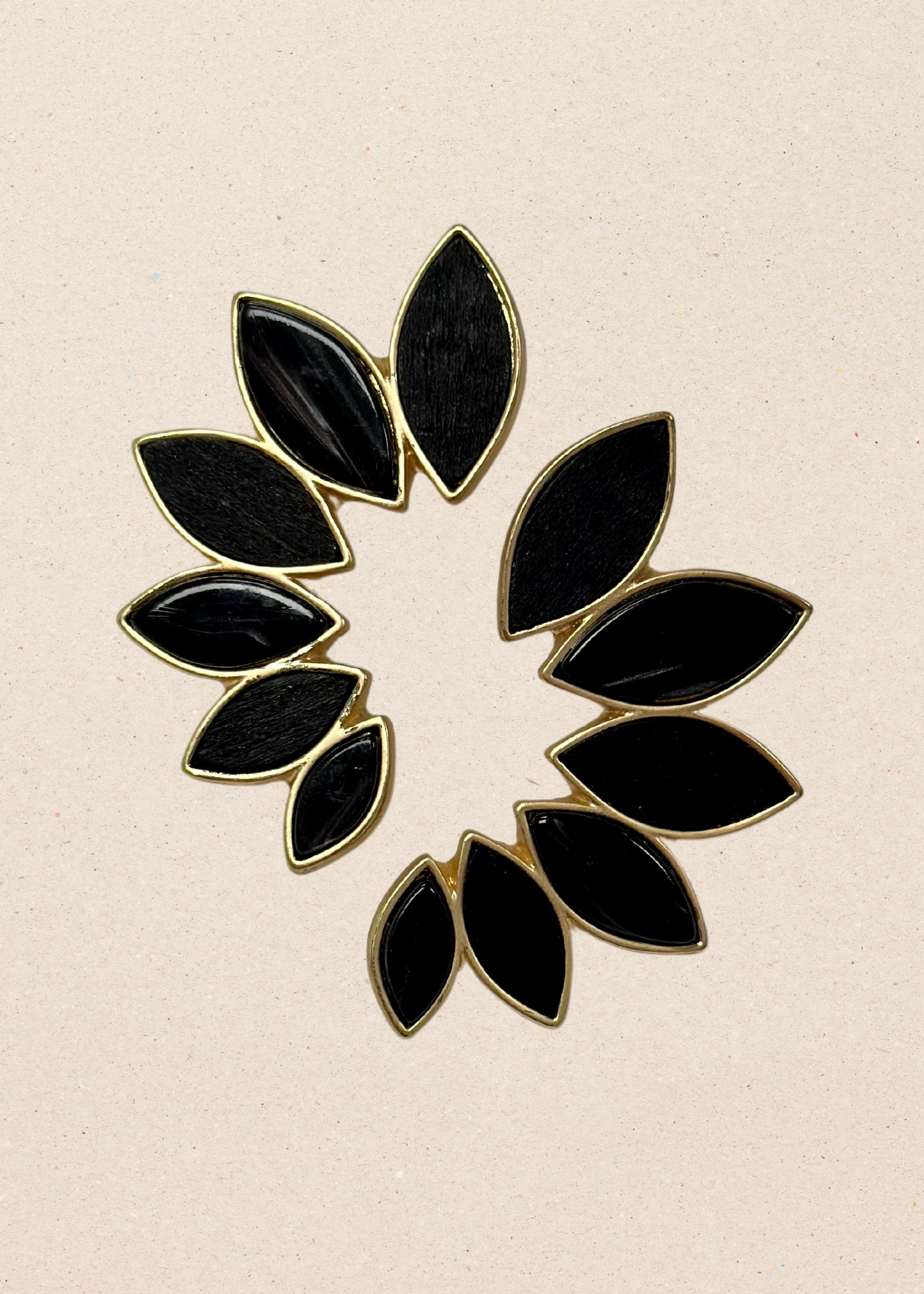 Black Leaf Earrings - B3 Boutique, LLC