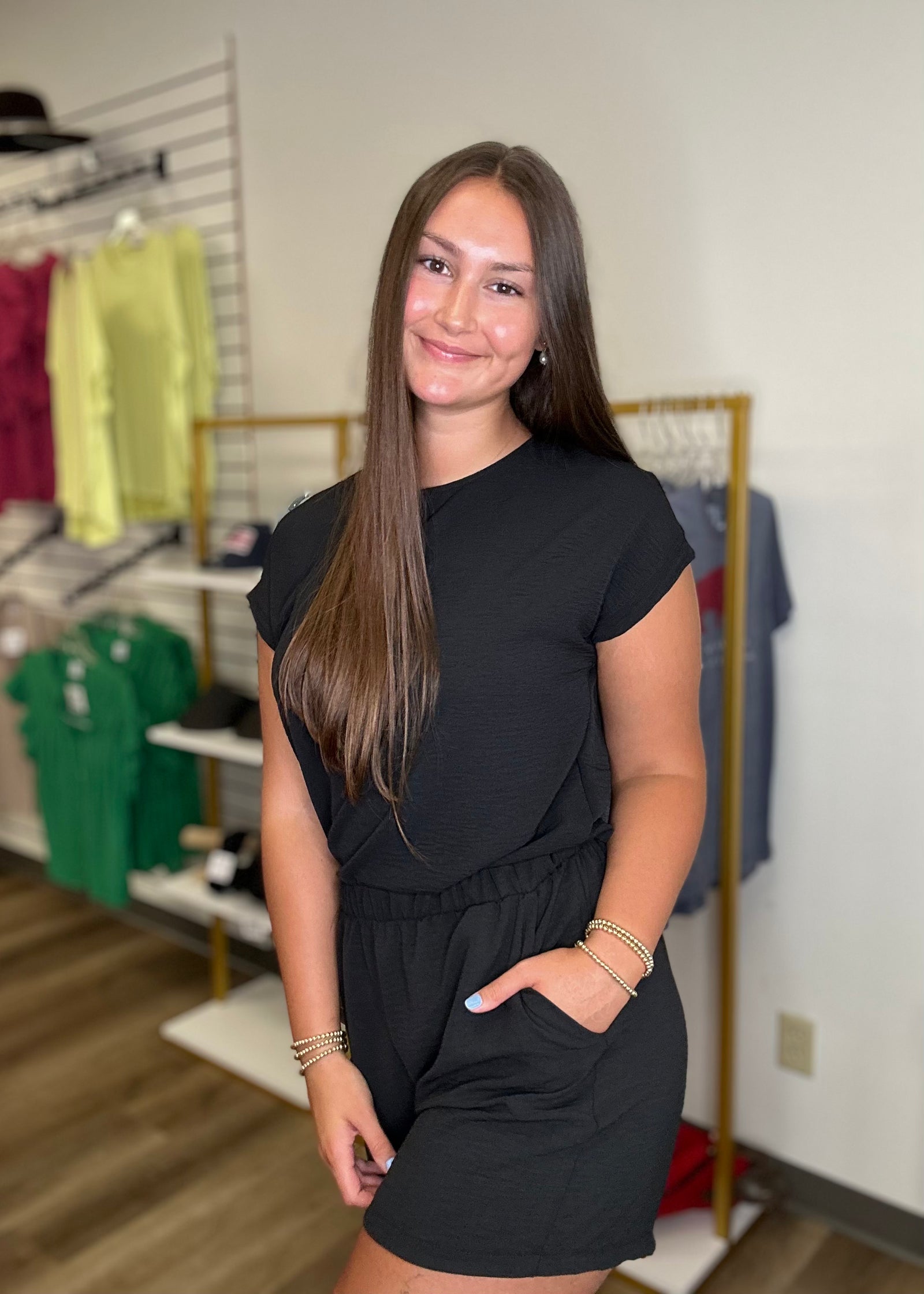 Black Linen Shorts - B3 Boutique, LLC