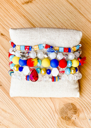 Autism Awareness Erimish Stack Bracelets - B Three Boutique