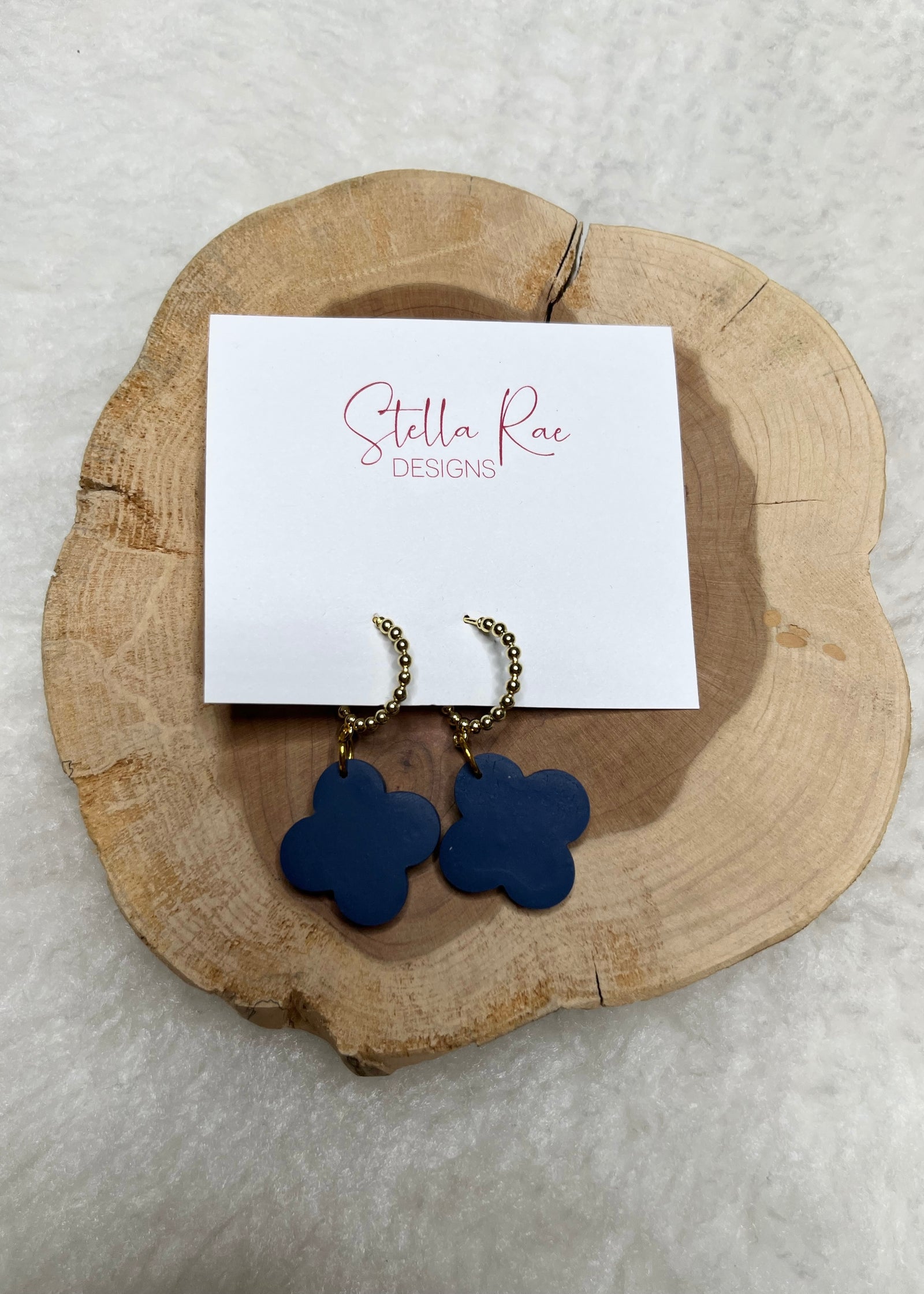Stella Rae Clay Clover Earrings - B3 Boutique, LLC