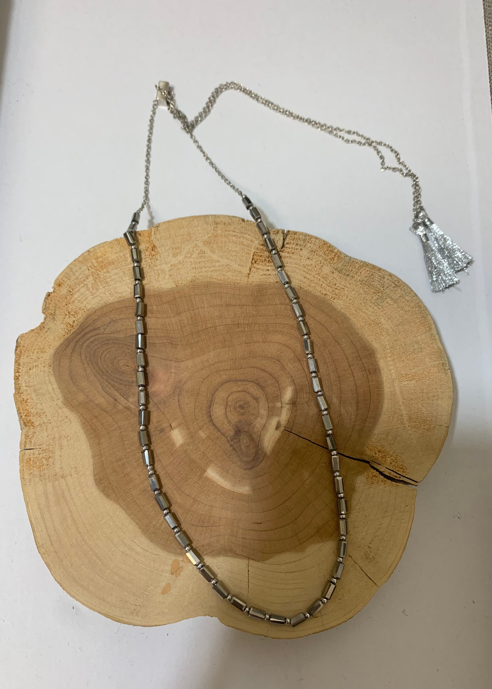 Simple Silver Necklace - B3 Boutique, LLC