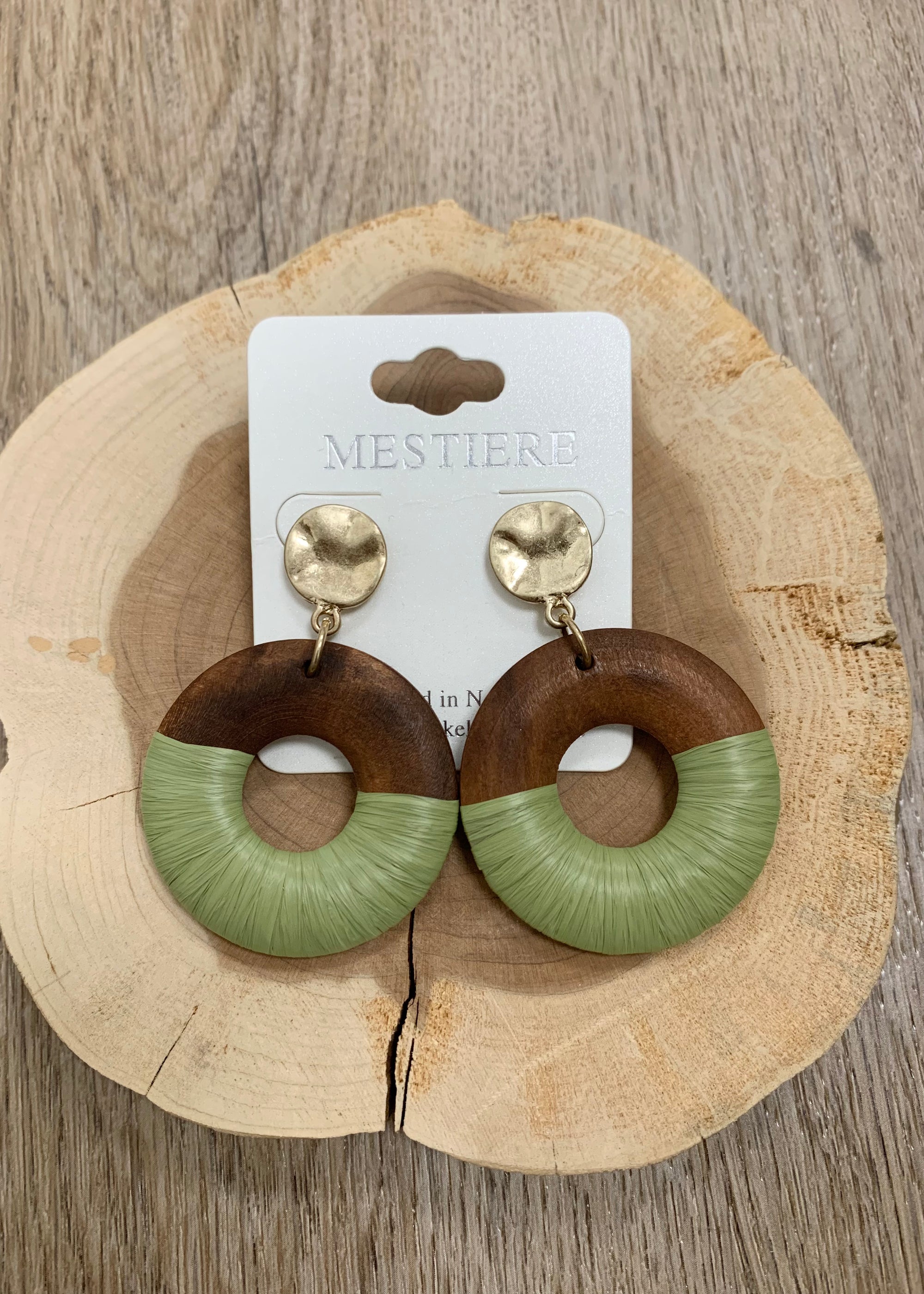 Kiwi Earring - B3 Boutique, LLC