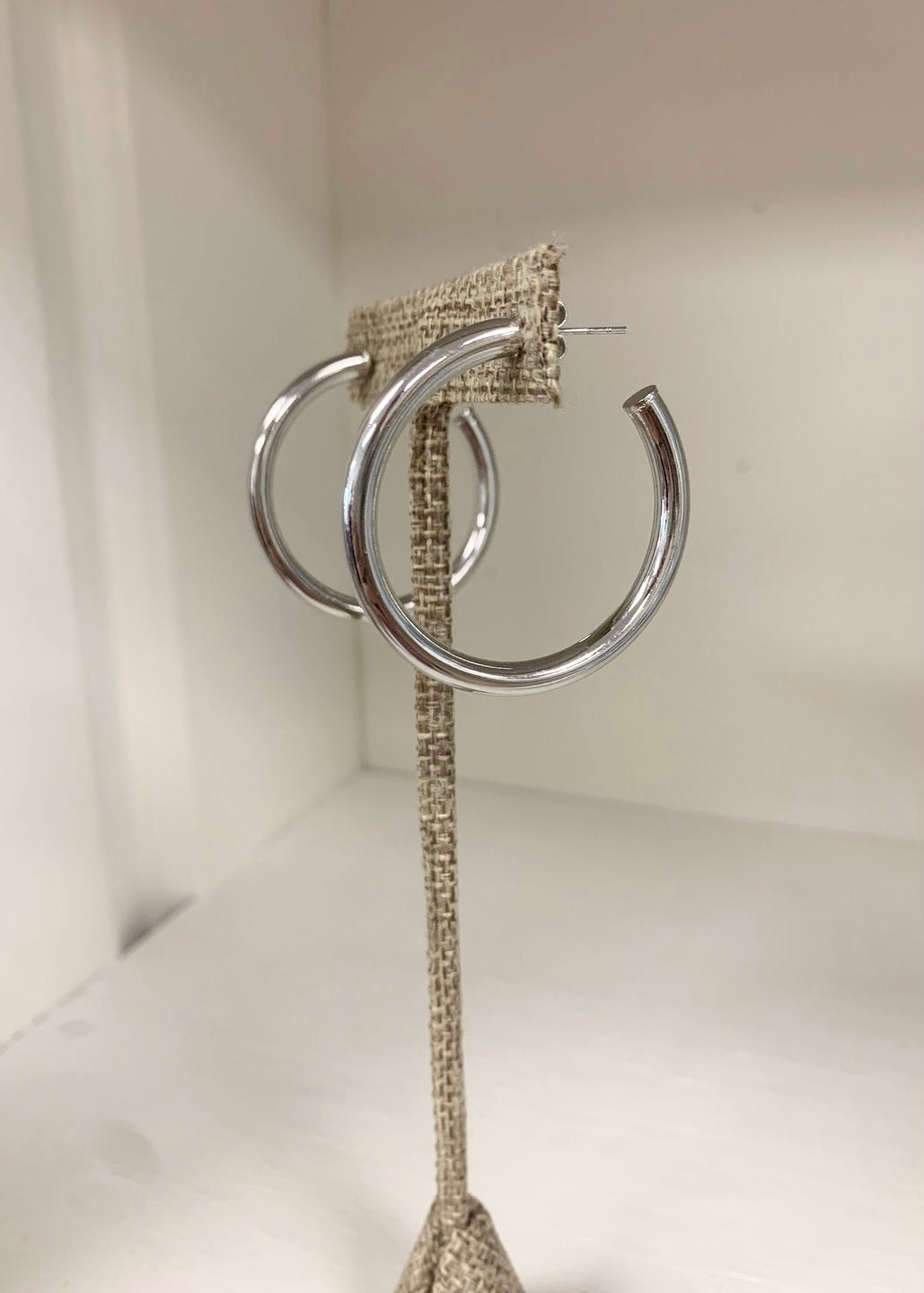 Mini Silver Hoops - B3 Boutique, LLC