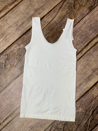 Ivory Reversible Tank - B Three Boutique