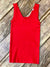 Red Reversible Tank - B Three Boutique