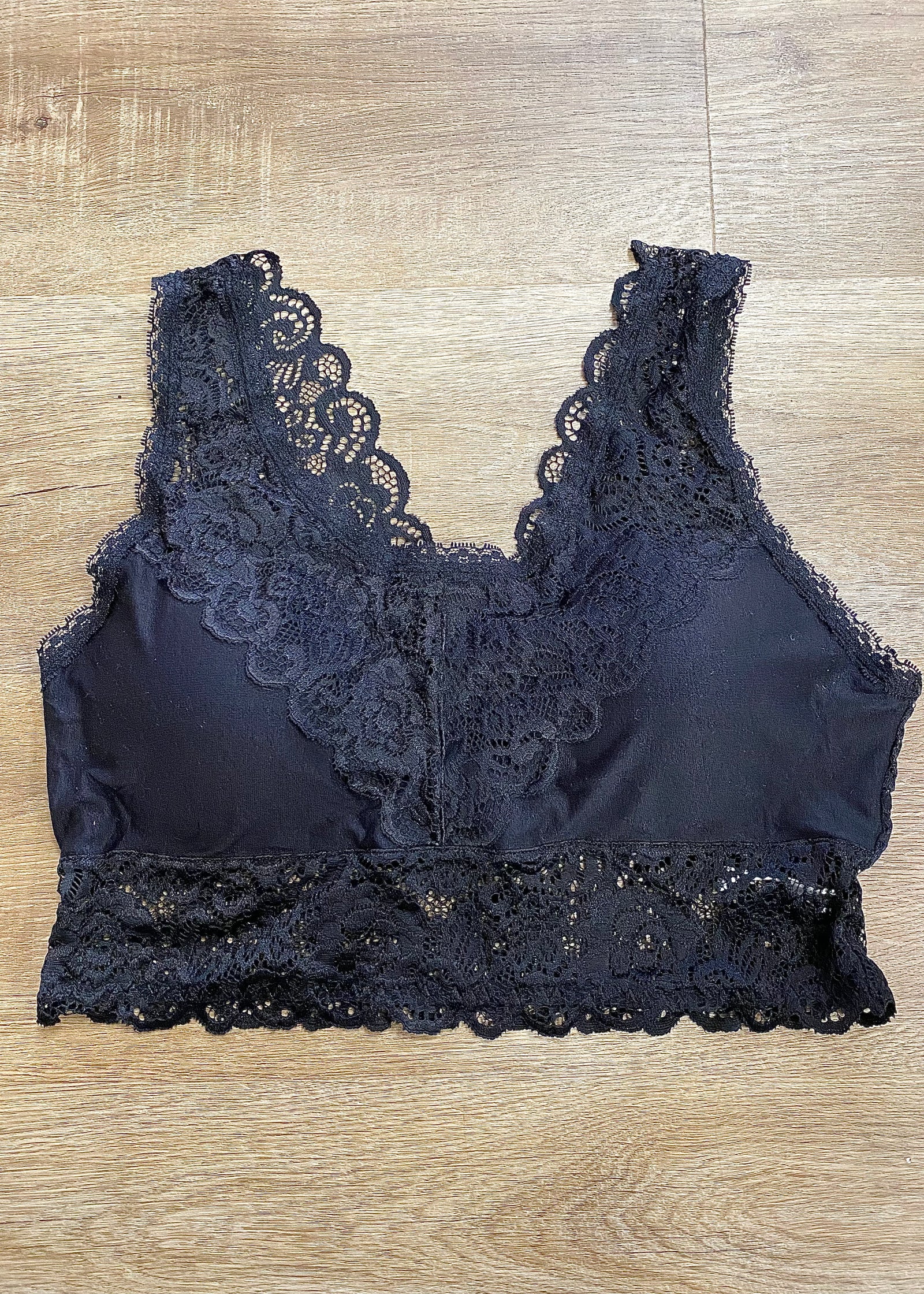 Black Lace Bralette - B3 Boutique, LLC