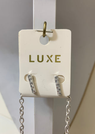 Luxe Gold Necklace and Earring Set - B3 Boutique, LLC