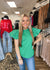 Kelly Pop Sleeve Top - B3 Boutique, LLC