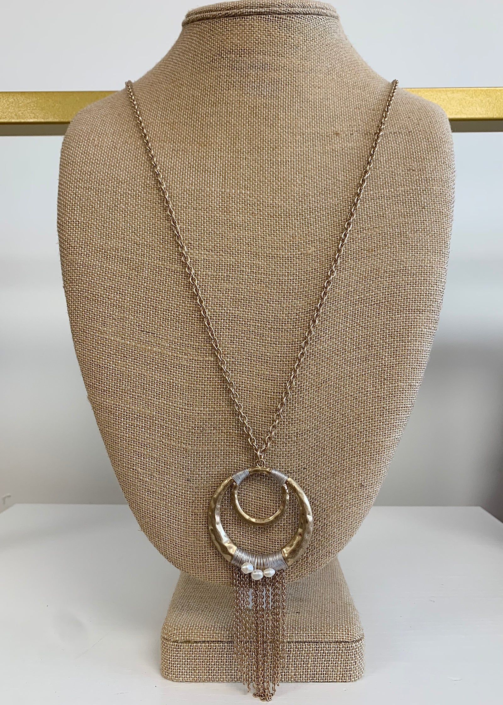 Luxe Gold Necklace and Earring Set - B3 Boutique, LLC