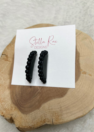 Stella Rae Half Circle Clay Earrings - B3 Boutique, LLC