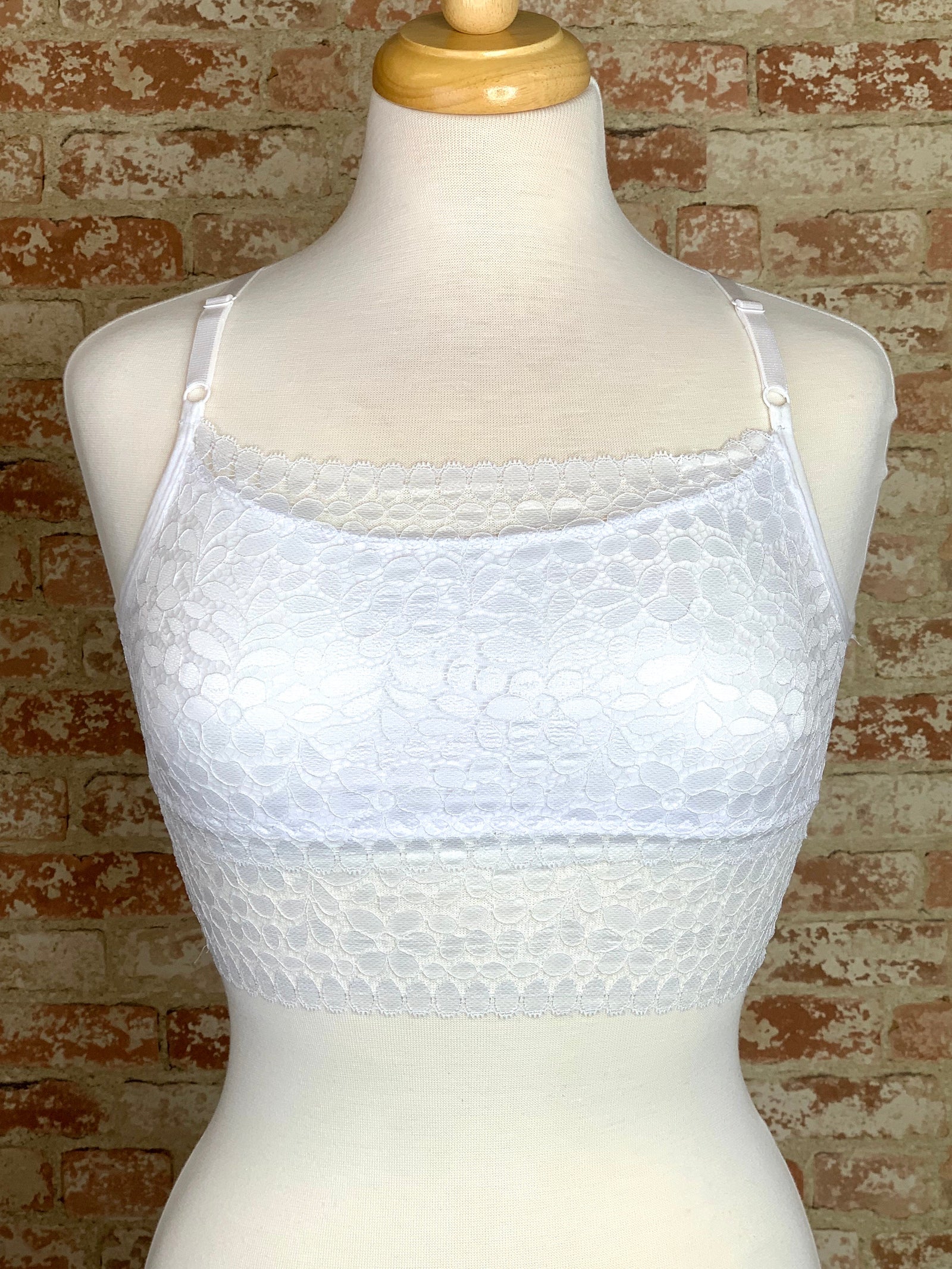 White Bralette - B Three Boutique