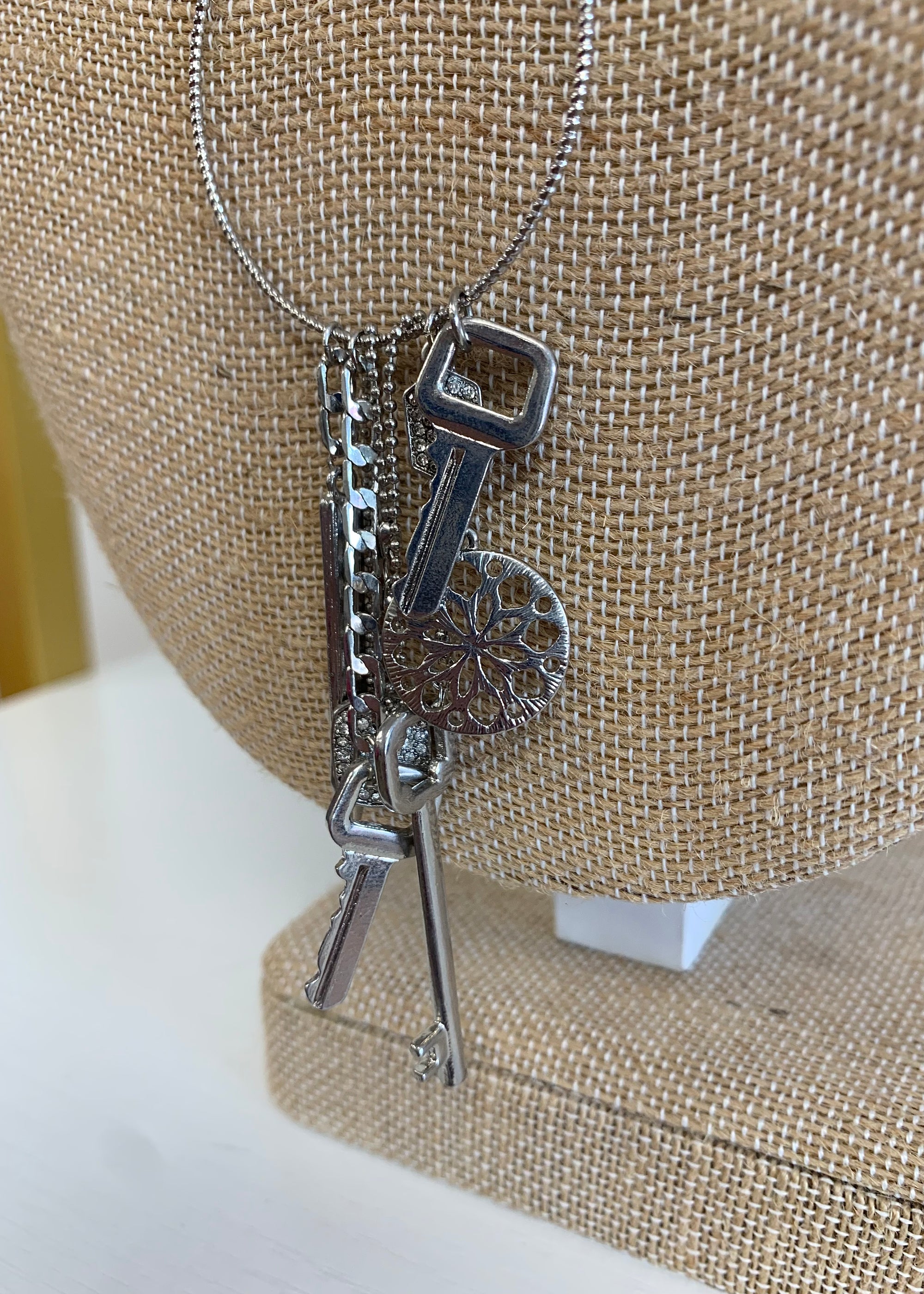 Jeune Colette Silver Charm Necklace - B3 Boutique, LLC