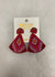 Half Oval & Triangle Bead Earrings - B3 Boutique, LLC