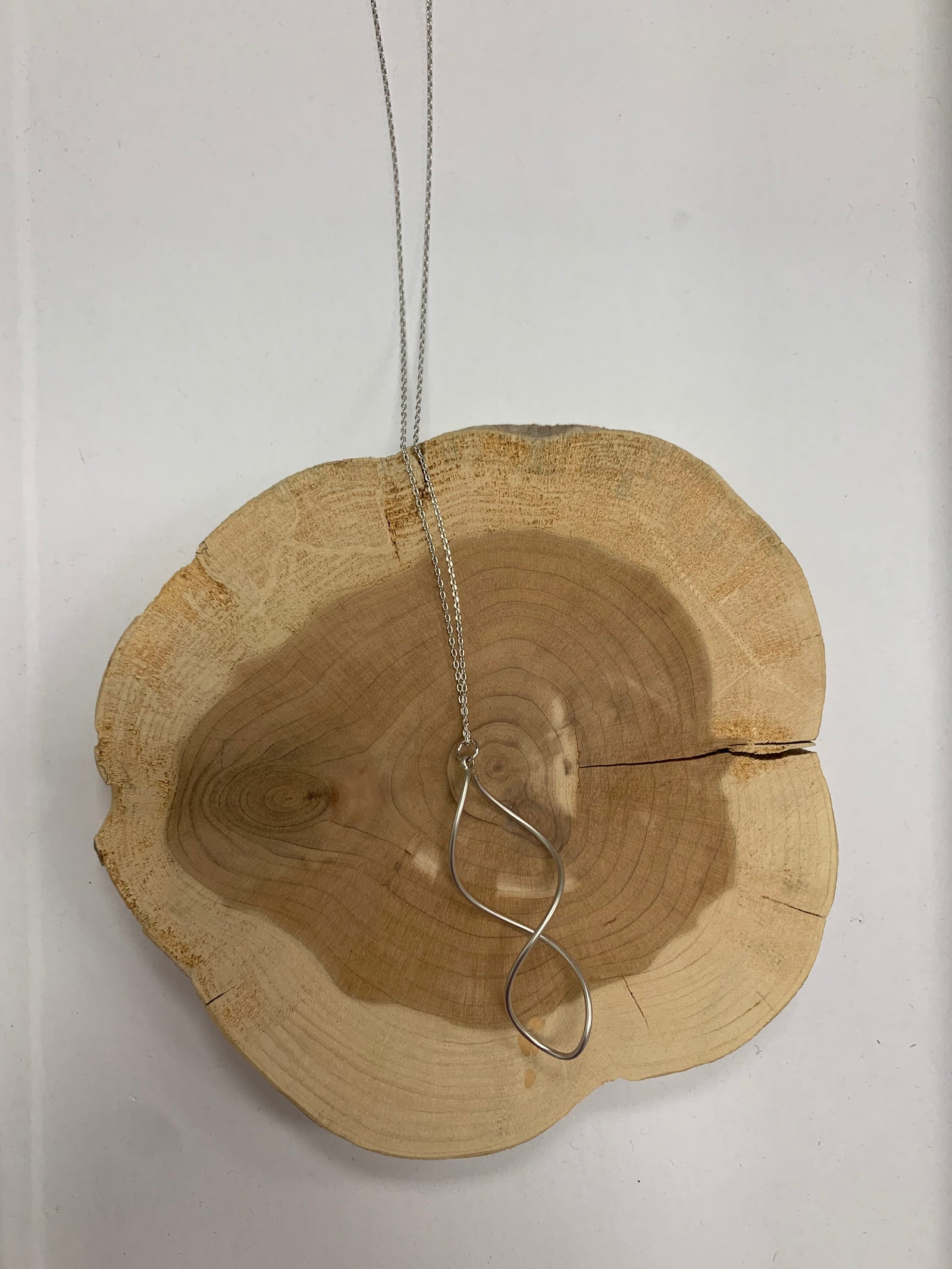 Silver Twist Necklace - B3 Boutique, LLC