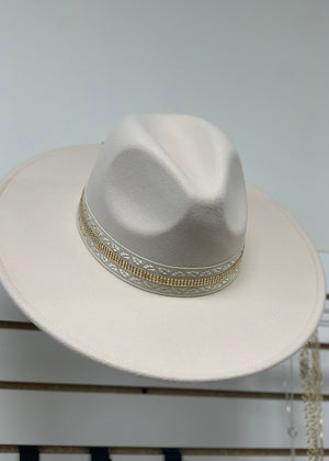 Felt Wide Brim Hat - B3 Boutique, LLC