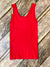 Red Reversible Tank - B Three Boutique